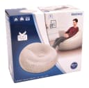 Bestway aufblasbarer Sessel weiß mit beflockter Oberfläche Bild 2