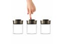 BURI Vorratsglas 3x Vakuum 700ml Glas luftdicht Bild 2