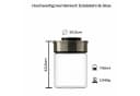 BURI Vorratsglas 3x Vakuum 700ml Glas luftdicht Bild 4