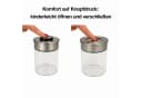 BURI Vorratsglas 3x Vakuum 700ml Glas luftdicht Bild 5