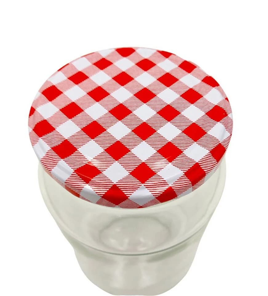 BURI Einmachglas 900ml mit Metall-Schraubdeckel