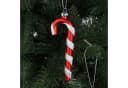 BURI Christbaumschmuck Deko Zuckerstangen 3er-Set aus Glas 12cm Bild 1