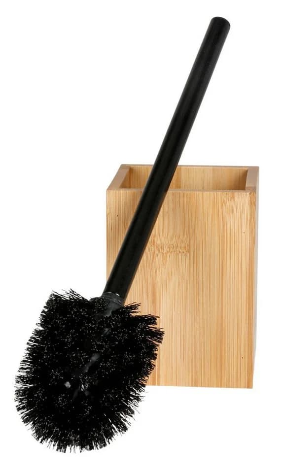 BURI Toilettenbürstenhalter aus Bambus mit WC-Bürste - Bild 2