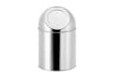 BURI Tischabfalleimer Edelstahl 1L Push-Deckel Bild 2