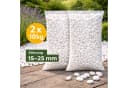 BURI Marmorkies Carrara Weiß 15-25mm 20kg Zierkies Bild 1
