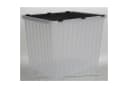 Jelenia Plast Aufbewahrungsbox Wellenbox transparent mit Klappdeckel 88L Bild 5