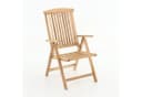 BURI Klappstuhl Teak mit Armlehnen Gartenstuhl Bild 1