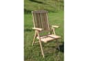 BURI Klappstuhl Teak mit Armlehnen Gartenstuhl Bild 2