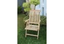 BURI Klappstuhl Teak mit Armlehnen Gartenstuhl Bild 4