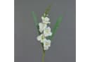 artplants Kunstblume Gladiole ELEA Weiß 80 cm Bild 1