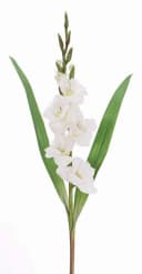artplants Kunstblume Gladiole ELEA Weiß 80 cm Bild 2