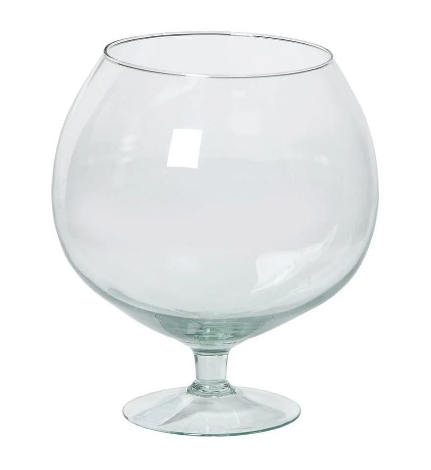 INNA-Glas Dekoglas Roger Kugel klar auf Standfuß