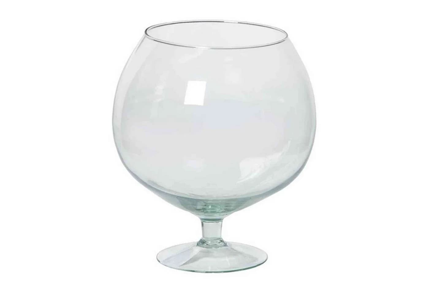 INNA-Glas Dekoglas Roger Kugel klar auf Standfuß - Bild 2