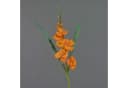 artplants Kunstblume Gladiole ELEA Orange 80 cm Bild 1
