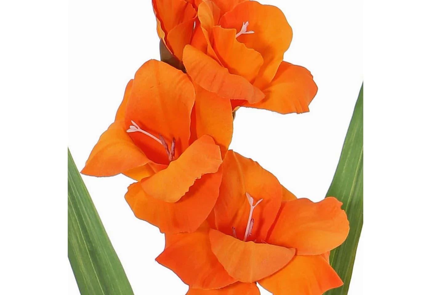 artplants Kunstblume Gladiole ELEA Orange 80 cm - Bild 5