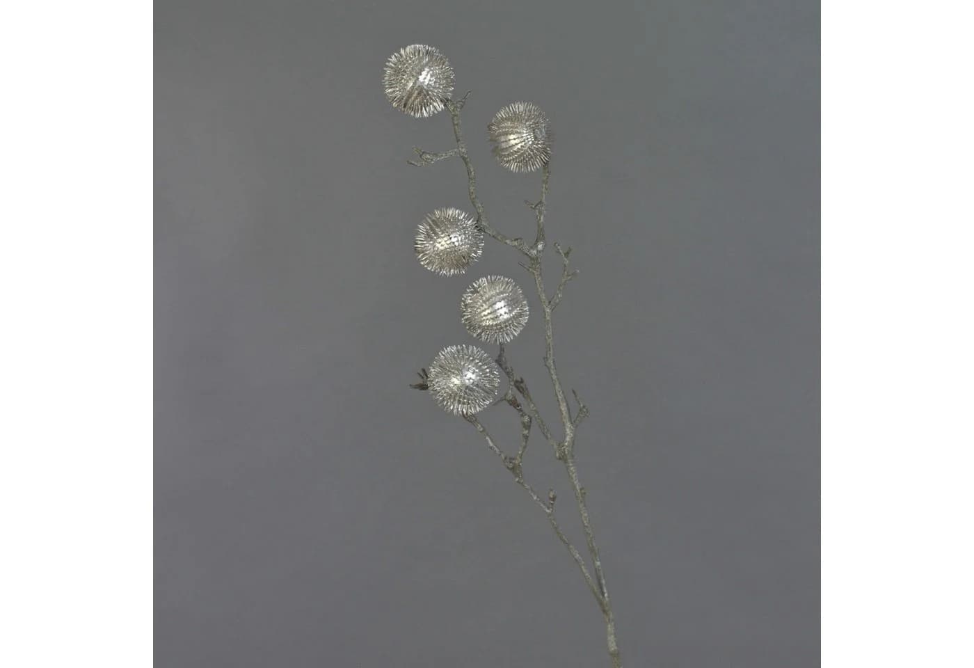 artplants Kunstzweig Edeldistel Silber 100cm - Bild 2