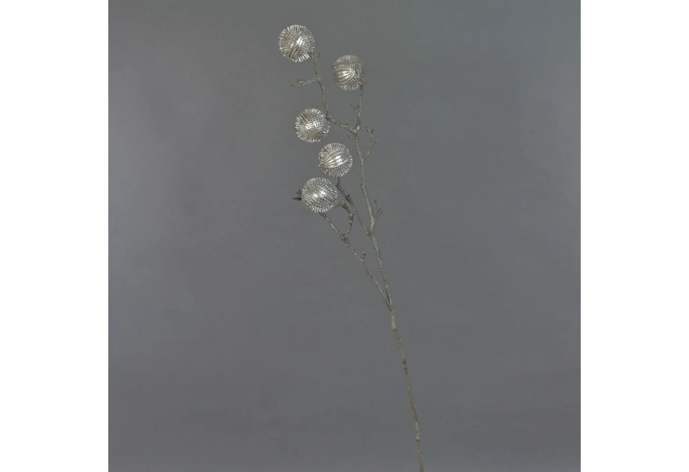 artplants Kunstzweig Edeldistel Silber 100cm - Bild 3