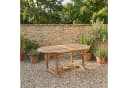 Liadomo Gartentisch Aruba Teak Ausziehtisch Oval Braun Bild 5