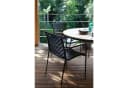 Cinas Gartenstuhl Mood Classic 6er-Set Aluminium Stapelbar Schwarz Bild 4