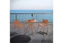 Liadomo Gartenstuhl Lesina Orange Aluminium Stapelbar Bild 5