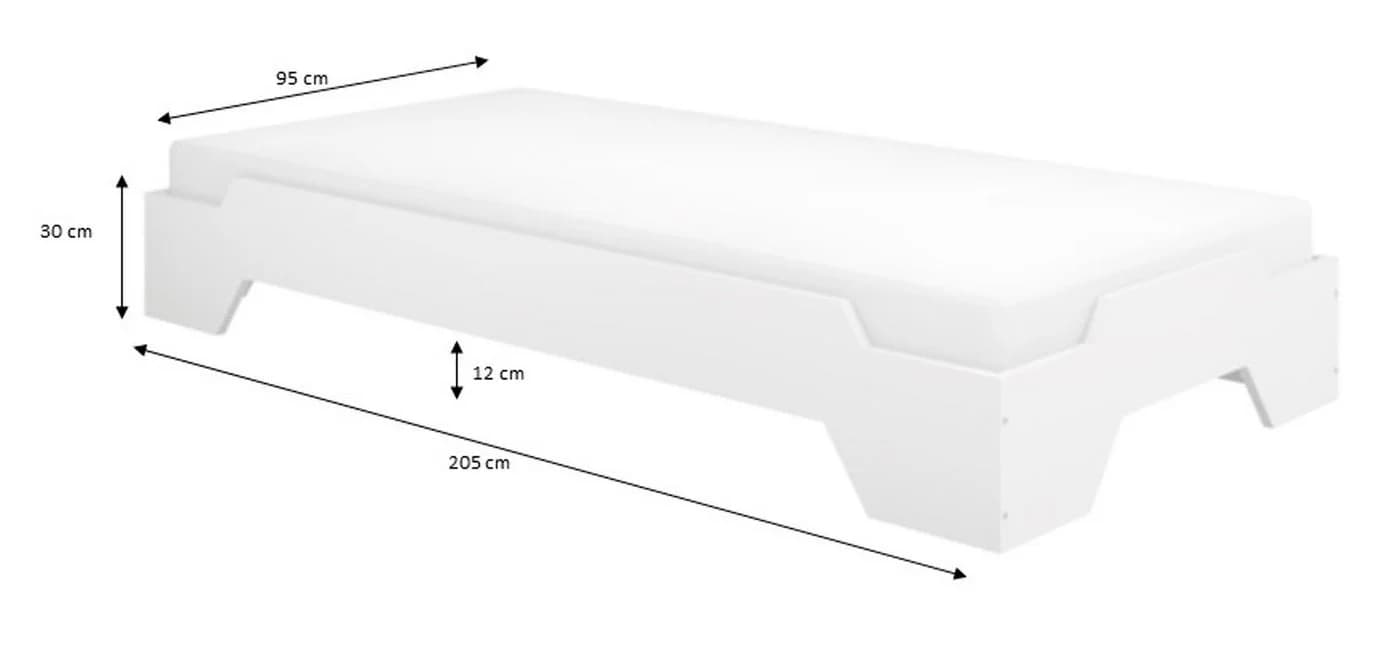 MassivHolz »Denver« Buche Stapelbett