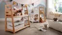 Wohnglücklich Kinderregal Montessori Wildeiche Massivholz Bild 4