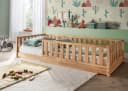 INFANSKIDS Mira Bodenbett mit Rausfallschutz Wildeiche Bild 1