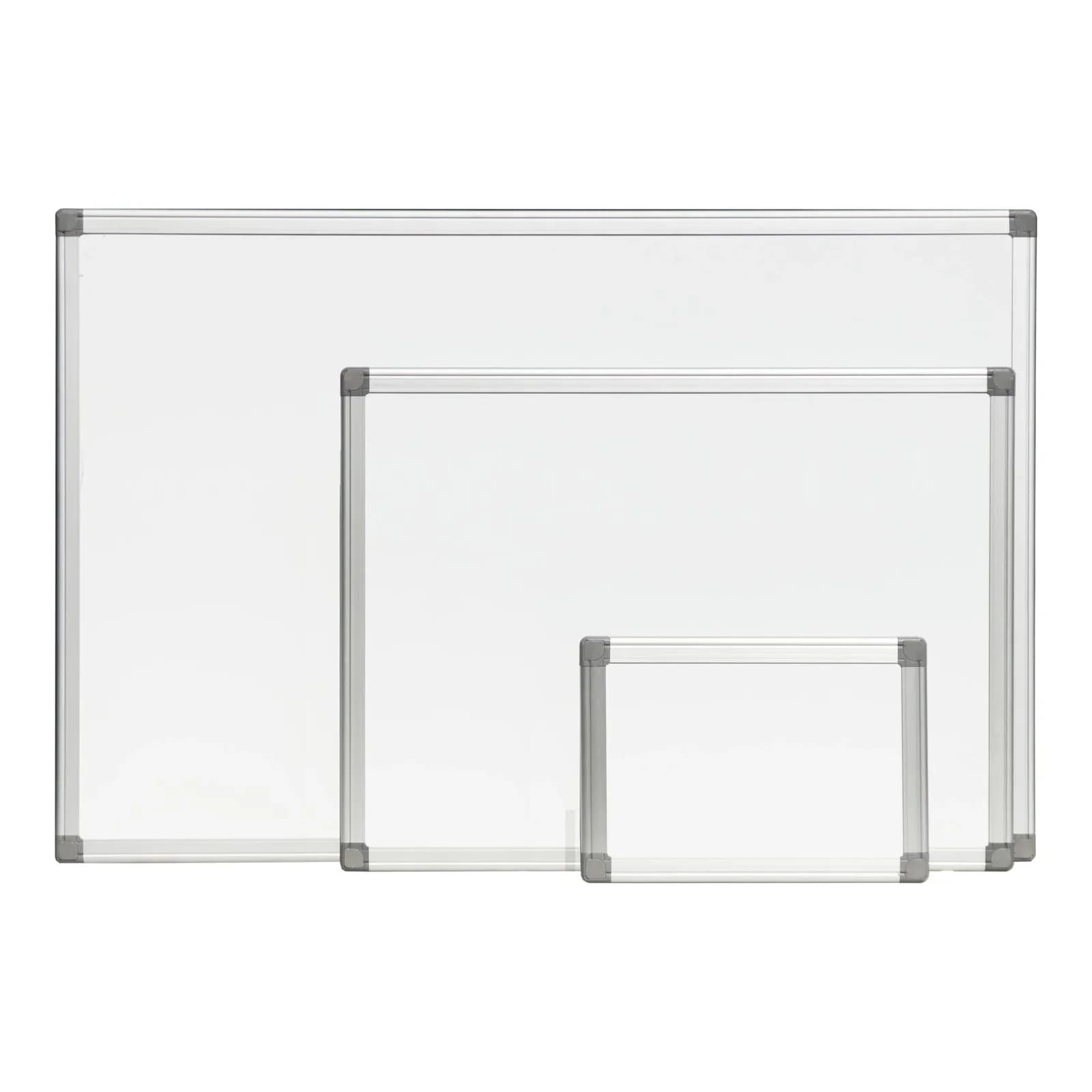 STIER Whiteboard Magnetisch Alu-Rahmen 1800x1200mm