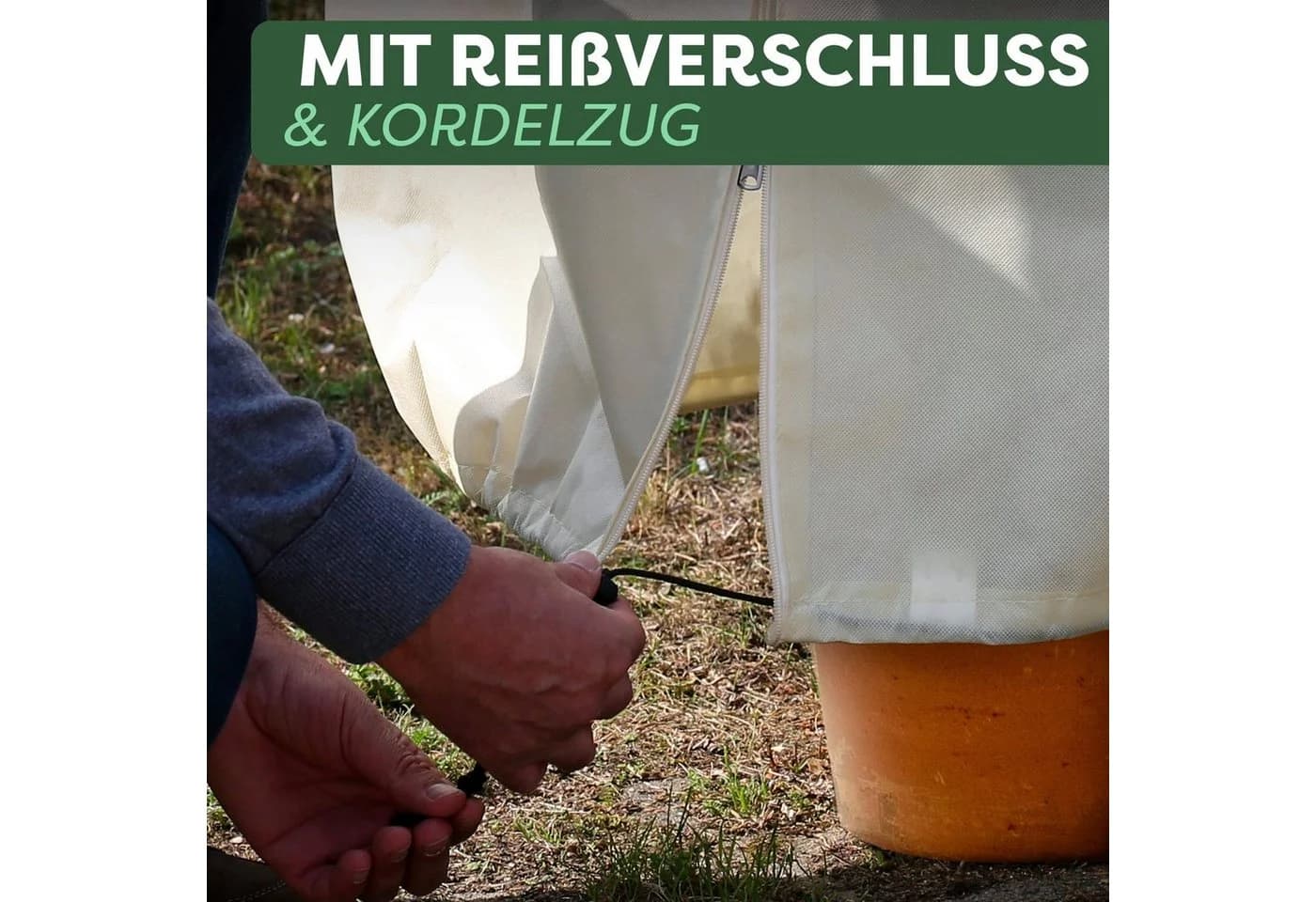Praknu Pflanzenschutz Haube Winterschutz Atmungsaktiv - Bild 4