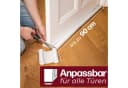 Praknu Zugluftstopper 2-tlg. Weiß - Zuschneidbar & Einfach Montierbar Bild 3
