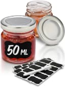 Praknu Einmachglas Set 24x 50ml mit Deckel & Etiketten Bild 2