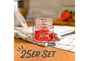 Praknu Einmachglas Set 24x 50ml mit Deckel & Etiketten Bild 3