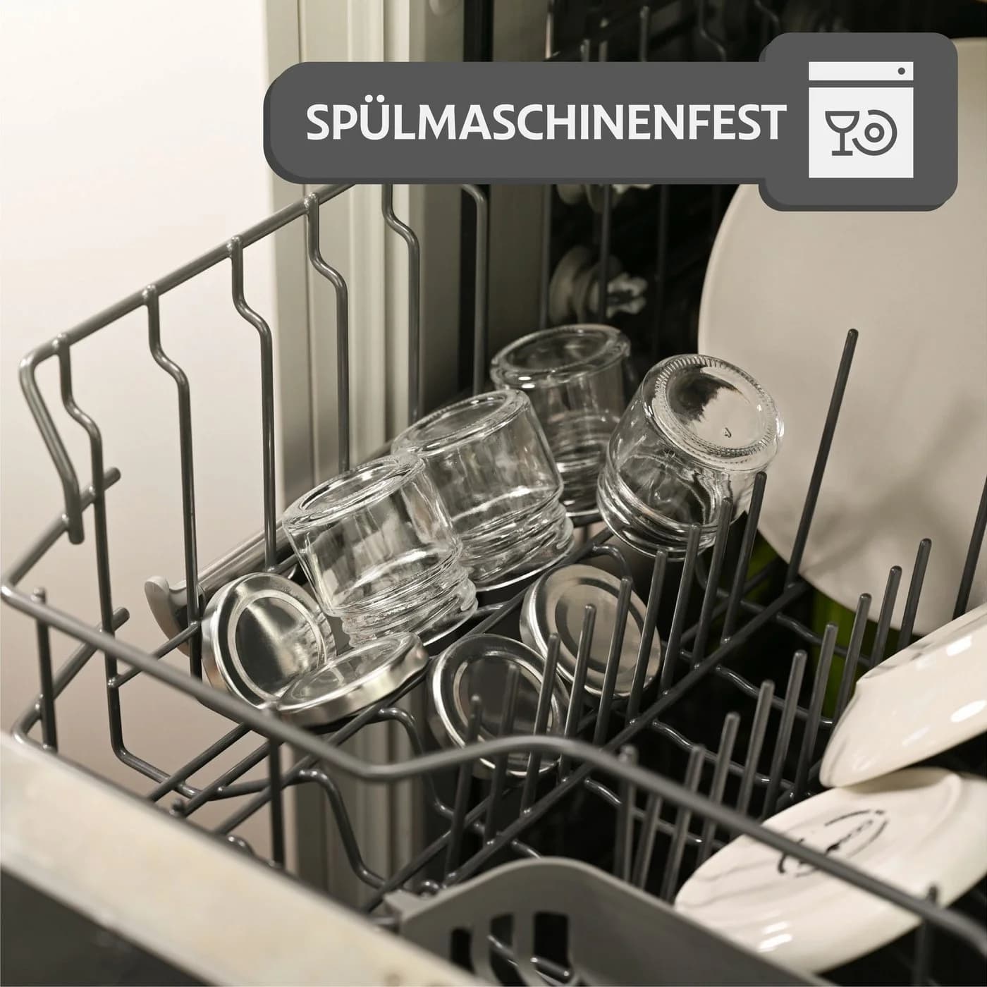 Praknu Einmachglas Set 24x 50ml mit Deckel & Etiketten - Bild 5