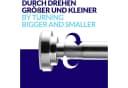 Praknu Duschvorhangstange Ausziehbar Edelstahl Silber Bild 4