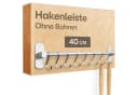 Praknu Hakenleiste Silber 8 Haken Ohne Bohren Selbstklebend Bild 2