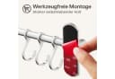 Praknu Hakenleiste Silber 8 Haken Ohne Bohren Selbstklebend Bild 3