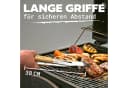 Praknu Grillbesteck-Set 4-tlg. Edelstahl Holzgriffe Tragetasche Bild 1