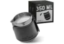 Cosumy Milchkännchen Barista Edelstahl 350ml mit Lederhülle Bild 2