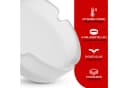 Praknu Aschenbecher 6er Set Glas Matt Rund Bild 4