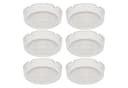 Praknu Aschenbecher 6er Set Glas Matt Rund Bild 5