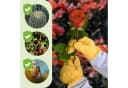 Praknu Gartenhandschuhe Leder Dornenfest L Gelb/Grau Bild 1