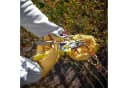 Praknu Gartenhandschuhe Leder Dornenfest L Gelb/Grau Bild 4