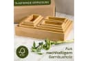 Praknu Schubladen Organizer 8er Set FSC Bambus Braun Bild 3