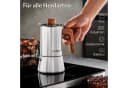 Cosumy Espressokocher Induktionsgeeignet FSC Eichenholz Silber Bild 4
