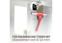Praknu Handtuchhaken 2 Haken für Duschwand Silber Ohne Bohren Bild 4