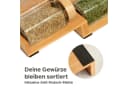 Praknu Schubladeneinsatz Gewürzregal Bambus FSC-zertifiziert Bild 4