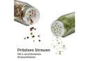 Praknu Gewürzstreuer Gewürzgläser Eckig mit Bambusdeckel - 12er Set Bild 5