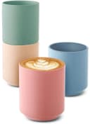 Cosumy Cappuccino Tassen 4er Set Bunt Keramik Stapelbar Bild 2
