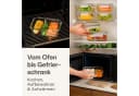 Praknu Lunchbox Meal Prep Boxen Glas 2 Fächer - 2er Set 1000ml Transparent Bild 4