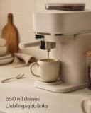 Cosumy Kaffeetassen Set 4-tlg. 350 ml Weiß Handglasiert Steingut Bild 3